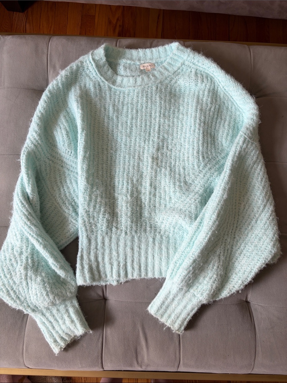 Anthropologie THE BLAKE SLOUCHY-SLEEVE CREW-NECK SWEATER BY PILCRO